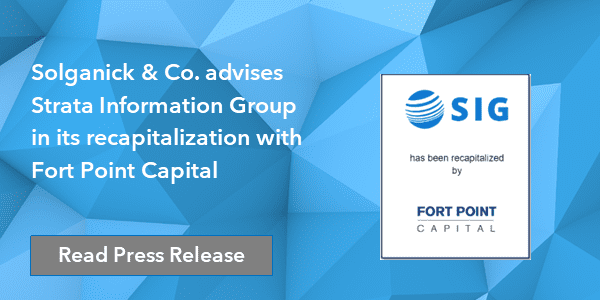 Solganick & Co. advises Strata Information Group in its recapitalization with Fort Point Capital