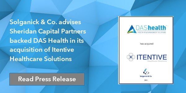Solganick & Co. has advised Sheridan Capital Partners backed DAS Health in its acquisition of Intentive Healthcare Solutions